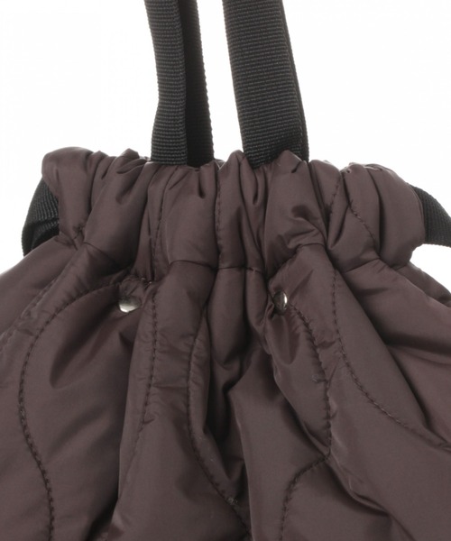 LAKOLE(ラコレ)の「キルティングナップサック / LAKOLE(バックパック/リュック・メンズ・ブラック/ブラウン/グレー・FREE)」の22枚目の写真