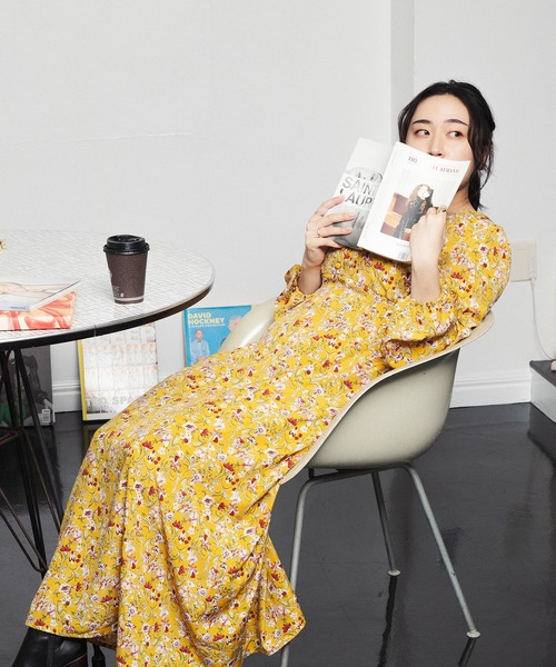 小花柄 Any界隈モテワンピース ワンピース Reim リアイム のファッション 丸山礼 ワンピース ものまねタレント