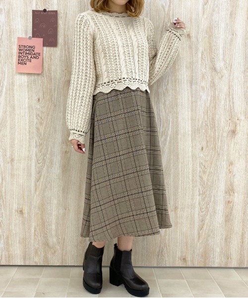 apres jour（アプレジュール）の「ハンドメイドライクニット【ZOZOTOWN限定アイテム】（ニット/セーター・レディース・アイボリー/モカ/ライトベージュ・X-LARGE/フリー）」の16枚目の写真