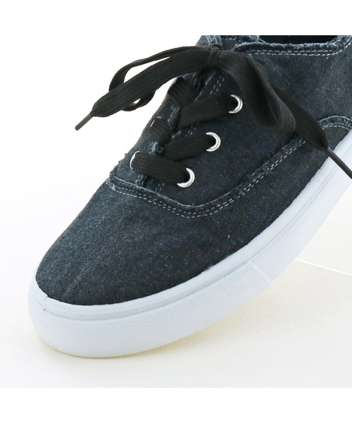 byあしながおじさん（バイアシナガオジサン）の「やわらかウォッシュドスニーカー/byあしながおじさん（スニーカー・レディース・ベージュ/ブラック/ライトグレー/ライトグリーン・L/LL/S/M）」の12枚目の写真