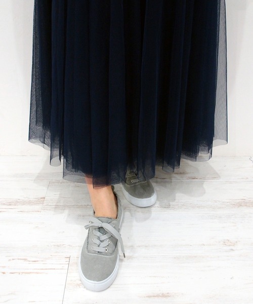 byあしながおじさん（バイアシナガオジサン）の「やわらかウォッシュドスニーカー/byあしながおじさん（スニーカー・レディース・ベージュ/ブラック/ライトグレー/ライトグリーン・L/LL/S/M）」の13枚目の写真