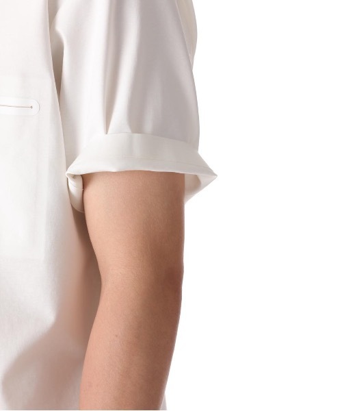 ATTACHMENT（アタッチメント）の「PONTE JERSEY TECHNICAL T-SHIRT S/S（Tシャツ/カットソー・メンズ・ホワイト/ブラック/ダークグリーン・1/2/3/4）」の11枚目の写真