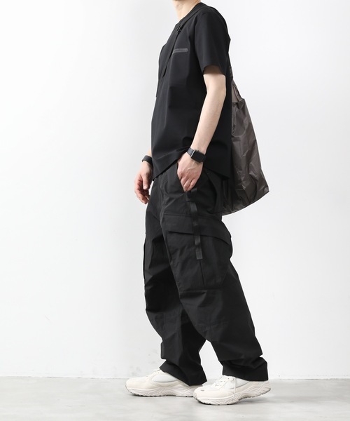 ATTACHMENT（アタッチメント）の「PONTE JERSEY TECHNICAL T-SHIRT S/S（Tシャツ/カットソー・メンズ・ホワイト/ブラック/ダークグリーン・1/2/3/4）」の17枚目の写真