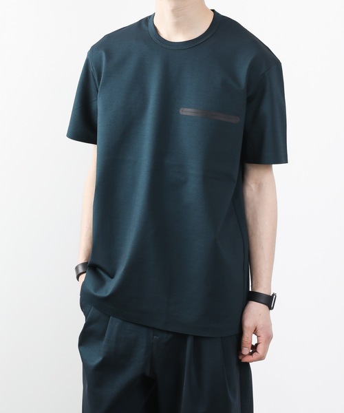 ATTACHMENT（アタッチメント）の「PONTE JERSEY TECHNICAL T-SHIRT S/S（Tシャツ/カットソー・メンズ・ホワイト/ブラック/ダークグリーン・1/2/3/4）」の18枚目の写真