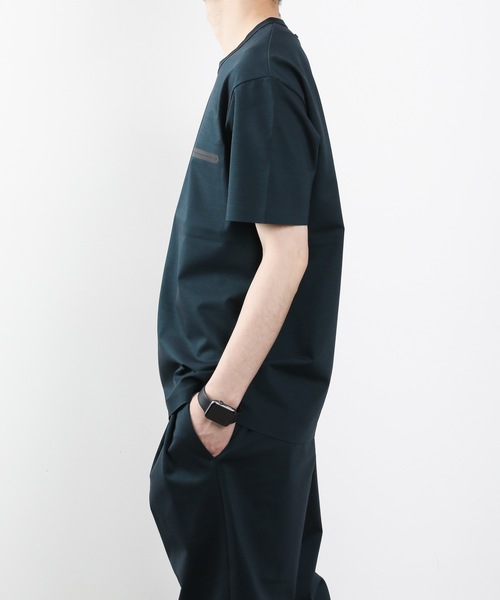 ATTACHMENT（アタッチメント）の「PONTE JERSEY TECHNICAL T-SHIRT S/S（Tシャツ/カットソー・メンズ・ホワイト/ブラック/ダークグリーン・1/2/3/4）」の19枚目の写真