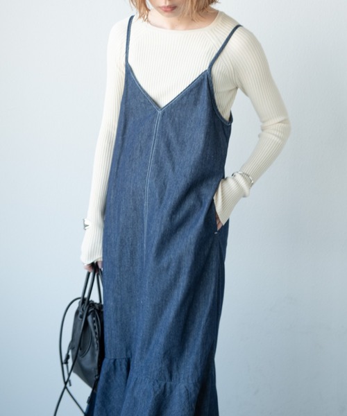 Aunt Marie's(アントマリーズ)の「マーメイドフレアキャミワンピース(ワンピース・レディース・ブラック/ネイビー/アイボリー・FREE)」の19枚目の写真