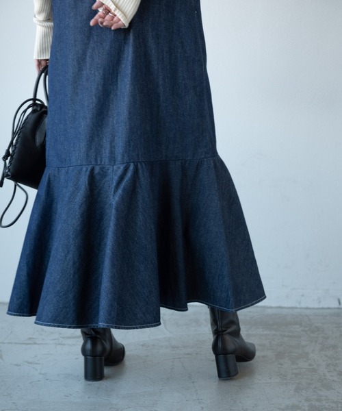 Aunt Marie's(アントマリーズ)の「マーメイドフレアキャミワンピース(ワンピース・レディース・ブラック/ネイビー/アイボリー・FREE)」の20枚目の写真