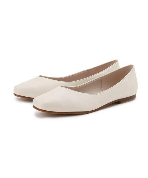 grove(グローブ)の「【新カラー追加】やわここち(R)Vカットスクエアパンプス(パンプス・レディース・サックスブルー/ベージュ/ブラック/アイボリー/ガンメタ/ダークブラウン/ブラック系3・20/25/30/35/50/40/45)」の3枚目の写真