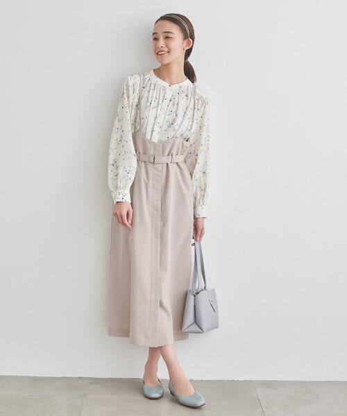 grove(グローブ)の「【新カラー追加】やわここち(R)Vカットスクエアパンプス(パンプス・レディース・サックスブルー/ベージュ/ブラック/アイボリー/ガンメタ/ダークブラウン/ブラック系3・20/25/30/35/50/40/45)」の19枚目の写真