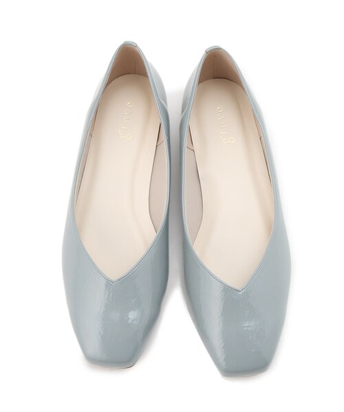 grove(グローブ)の「【新カラー追加】やわここち(R)Vカットスクエアパンプス(パンプス・レディース・サックスブルー/ベージュ/ブラック/アイボリー/ガンメタ/ダークブラウン/ブラック系3・20/25/30/35/50/40/45)」の11枚目の写真