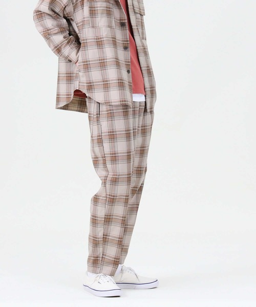 BACK NUMBER（バックナンバー）の「【BACK NUMBER】チェックシェフイージーパンツ（その他パンツ・メンズ・ベージュ/オフホワイト/グレー/ケリー・M/L/XL）」の8枚目の写真