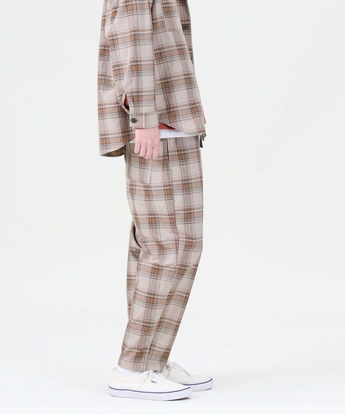 BACK NUMBER（バックナンバー）の「【BACK NUMBER】チェックシェフイージーパンツ（その他パンツ・メンズ・ベージュ/オフホワイト/グレー/ケリー・M/L/XL）」の9枚目の写真