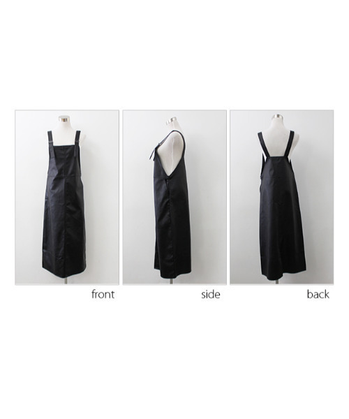 MODE ROBE（モードローブ）の「フェイクレザージャンパースカート（ジャンパースカート・レディース・アイボリー/ブラック・FREE）」の19枚目の写真