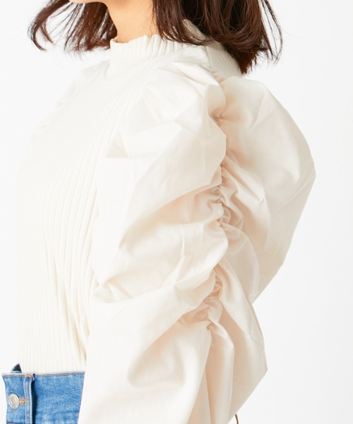 Chico（チコ）の「パワショルテレコトップス（Tシャツ/カットソー・レディース・アイボリー/ブラック・FREE）」の21枚目の写真