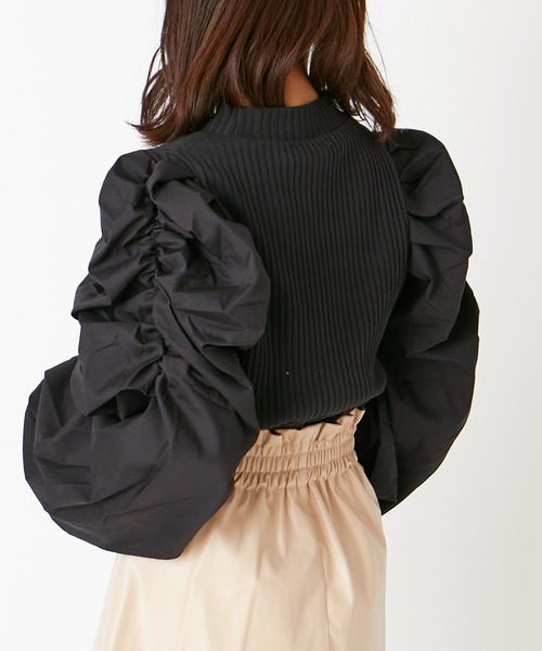 Chico（チコ）の「パワショルテレコトップス（Tシャツ/カットソー・レディース・アイボリー/ブラック・FREE）」の17枚目の写真