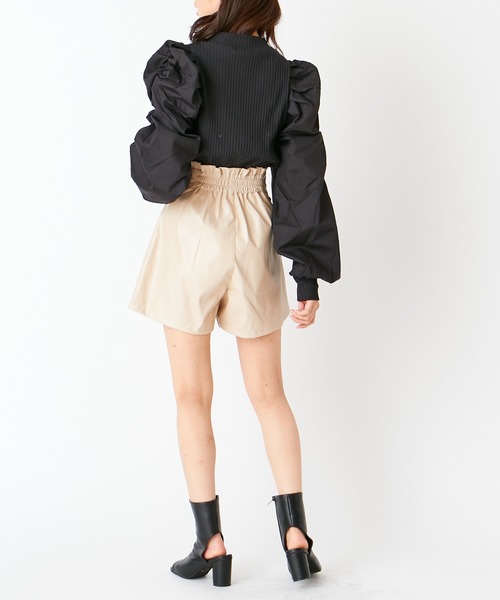 Chico（チコ）の「パワショルテレコトップス（Tシャツ/カットソー・レディース・アイボリー/ブラック・FREE）」の11枚目の写真