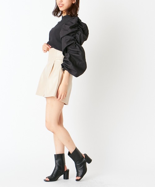 Chico（チコ）の「パワショルテレコトップス（Tシャツ/カットソー・レディース・アイボリー/ブラック・FREE）」の14枚目の写真