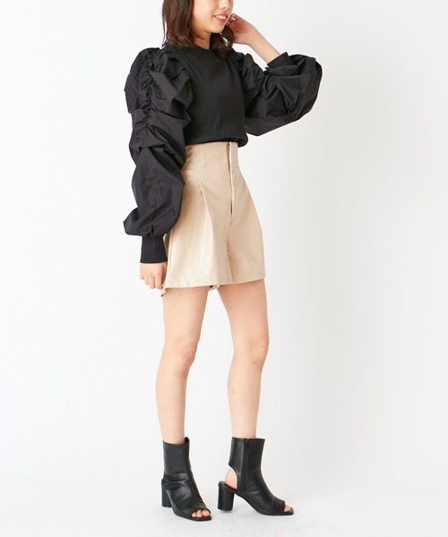 Chico（チコ）の「パワショルテレコトップス（Tシャツ/カットソー・レディース・アイボリー/ブラック・FREE）」の20枚目の写真