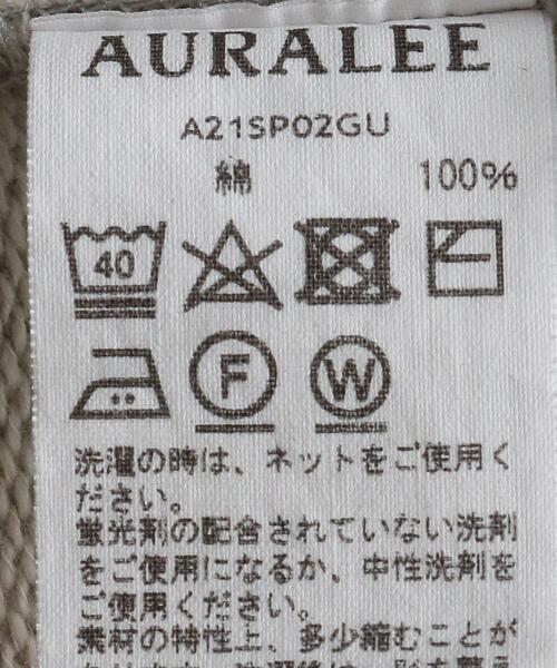 AURALEE(オーラリー)の「<AURALEE(オーラリー)> スウェット ビッグ プルオーバー■■■(スウェット・メンズ・ブラック/ライトグレー/パープル・4/5/3)」の13枚目の写真