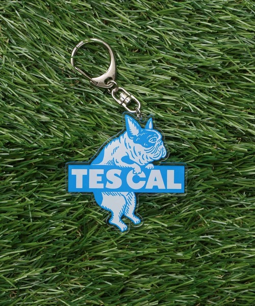 The Endless Summer（エンドレスサマー）の「TES BUHI KEY HOLDER / キーホルダー（キーホルダー・メンズ・ホワイト/ブラック/ネイビー/ブラウン/A/その他4/その他3/その他2/その他1/その他6/その他5/その他7/その他9/その他8/その他10/オフホワイト/ブルー/B/G/I/E/F/グリーン/H/チャコール/ロイヤルブルー/C/D/レッド/オレンジ/パープル/ラベンダー/ダークブラウン/パープル系その他/パープル系その他2/ワイン/ライラック/ターコイズブルー/バイオレット/ライトグレー/グレー/アイボリー・FREE）」の3枚目の写真