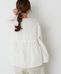 PUAL CE CIN | ボタニカル刺繍ブラウス(シャツ/ブラウス)