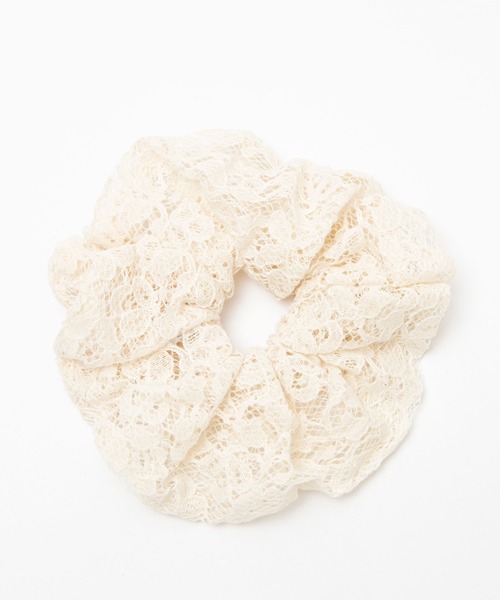 WEGO（ウィゴー）の「WEGO/レースビックシュシュ（シュシュ・レディース・ホワイト/ブラック/ベージュ・FREE）」の6枚目の写真