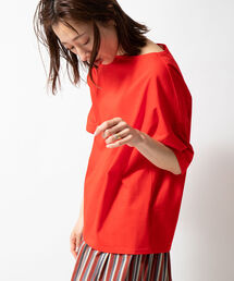 肩落ちボリュームTシャツ