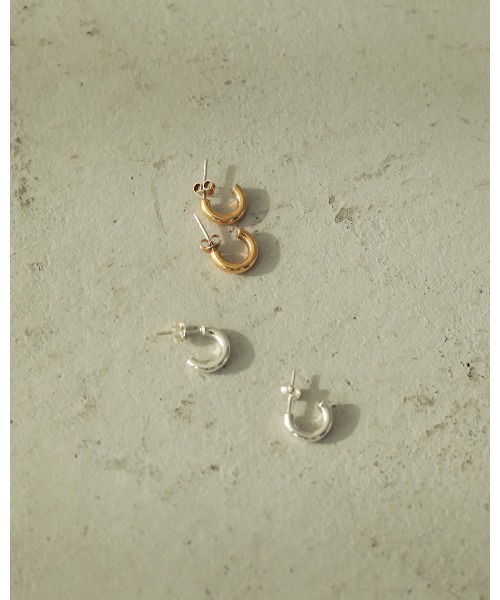 セール】Compact Hoop Pierce (Silver925)（ピアス（両耳用