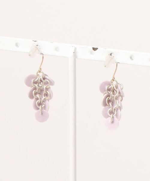 tone（トーン）の「【PAPER ART WORKS】dots（ピアス（両耳用）・レディース・ラベンダー・FREE）」の2枚目の写真