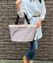 カシュカシュ cachecache / WEB限定ナイロンリボントートバッグL