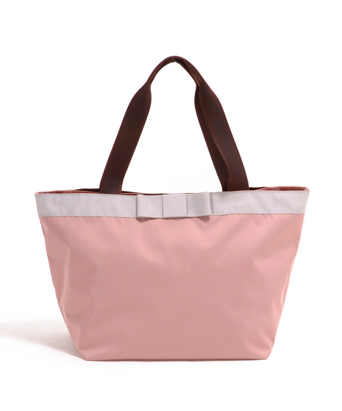 cache cache(カシュ カシュ)の「カシュカシュ cachecache / WEB限定ナイロンリボントートバッグL(トートバッグ・レディース・ブラック/グレー/アイボリー/ライトピンク・FREE)」の14枚目の写真