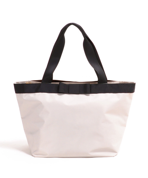 cache cache(カシュ カシュ)の「カシュカシュ cachecache / WEB限定ナイロンリボントートバッグL(トートバッグ・レディース・ブラック/グレー/アイボリー/ライトピンク・FREE)」の10枚目の写真