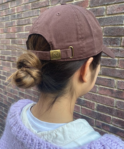 newhattan(ニューハッタン)の「【newhattan】ニューハッタン キャップ STONE WASHED TWILL CAP(キャップ・レディース・ベージュ系/サックスブルー/モーブ系/ブルーグレー/オレンジ/ミント/スモークピンク/グリーン系その他/グリーン系その他2/ライラック/ダークブラウン/ベージュ系1/チャコールグレー/ブラック/ブラック系/ダークブルー/ライトブルー/ダークグリーン/オリーブ/グレー/カーキ/ホワイト/ネイビー/ラベンダー/その他/ライム/レッド系その他/グリーン系/カーキ系/サンドベージュ/ブラック系1/ブルー系・FREE)」の9枚目の写真