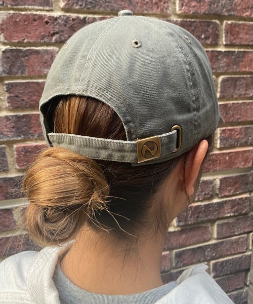newhattan(ニューハッタン)の「【newhattan】ニューハッタン キャップ STONE WASHED TWILL CAP(キャップ・レディース・ベージュ系/サックスブルー/モーブ系/ブルーグレー/オレンジ/ミント/スモークピンク/グリーン系その他/グリーン系その他2/ライラック/ダークブラウン/ベージュ系1/チャコールグレー/ブラック/ブラック系/ダークブルー/ライトブルー/ダークグリーン/オリーブ/グレー/カーキ/ホワイト/ネイビー/ラベンダー/その他/ライム/レッド系その他/グリーン系/カーキ系/サンドベージュ/ブラック系1/ブルー系・FREE)」の14枚目の写真