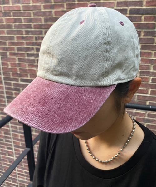 newhattan(ニューハッタン)の「【newhattan】ニューハッタン キャップ STONE WASHED TWILL CAP(キャップ・レディース・ベージュ系/サックスブルー/モーブ系/ブルーグレー/オレンジ/ミント/スモークピンク/グリーン系その他/グリーン系その他2/ライラック/ダークブラウン/ベージュ系1/チャコールグレー/ブラック/ブラック系/ダークブルー/ライトブルー/ダークグリーン/オリーブ/グレー/カーキ/ホワイト/ネイビー/ラベンダー/その他/ライム/レッド系その他/グリーン系/カーキ系/サンドベージュ/ブラック系1/ブルー系・FREE)」の10枚目の写真