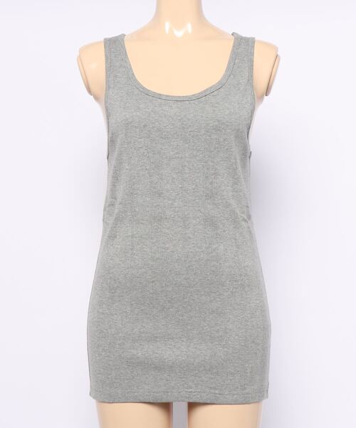 PARKS TOKYO SELECT（パークストウキョウセレクト）の「【BS】針抜きフライス タンクトップ（タンクトップ・メンズ・ホワイト/ブラック/イエロー/杢グレー・M/L）」の3枚目の写真