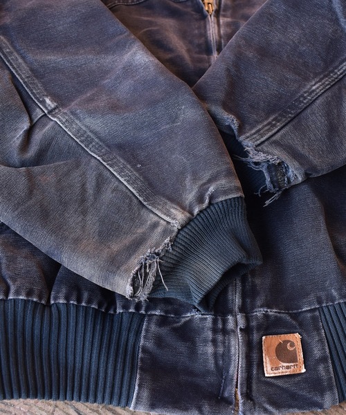 Carhartt(カーハート)の「【ヴィンテージ古着】Carhartt/カーハート ダック地 サンタフェジャケット(ブルゾン・メンズ・ネイビー・LARGE)」の10枚目の写真