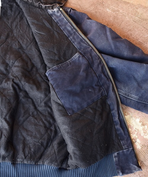 Carhartt(カーハート)の「【ヴィンテージ古着】Carhartt/カーハート ダック地 サンタフェジャケット(ブルゾン・メンズ・ネイビー・LARGE)」の9枚目の写真