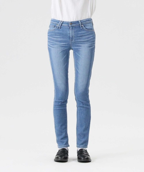 SOMETHING（サムシング）の「【SOMETHING】「COOL」 デニムスキニーパンツ（デニムパンツ・レディース・ライトインディゴブルー・25inch/26inch/27inch/28inch/29inch）」の11枚目の写真