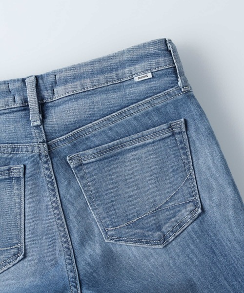 SOMETHING（サムシング）の「【SOMETHING】「COOL」 デニムスキニーパンツ（デニムパンツ・レディース・ライトインディゴブルー・25inch/26inch/27inch/28inch/29inch）」の14枚目の写真