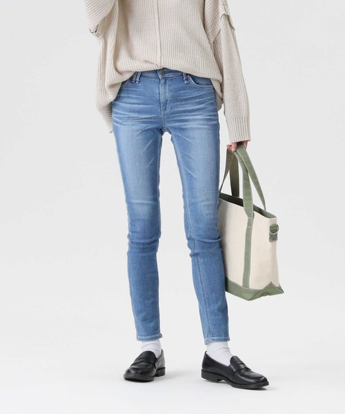 SOMETHING（サムシング）の「【SOMETHING】「COOL」 デニムスキニーパンツ（デニムパンツ・レディース・ライトインディゴブルー・25inch/26inch/27inch/28inch/29inch）」の5枚目の写真