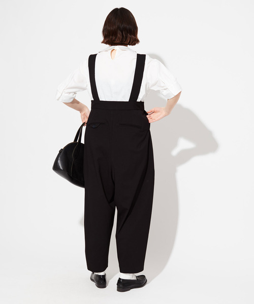 I am I in fact...（アイアムアイインファクト）の「BON BON タックつりパンツ（その他パンツ・レディース・ブラック/グレー・FREE）」の9枚目の写真