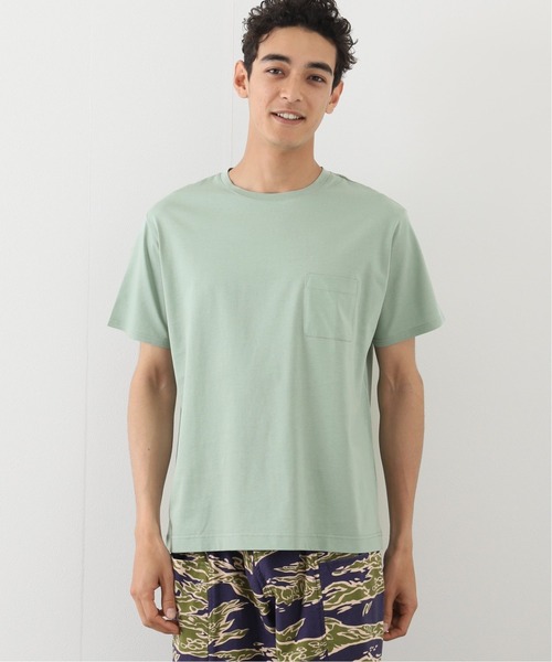 417 EDIFICE（フォーワンセブンエディフィス）の「Nano Tech シルケット クルーネック（Tシャツ/カットソー・メンズ・ホワイト/スカイブルー/ブラック/ベージュ/ブラウン/グリーン/マスタード/ピンク系その他・SMALL/MEDIUM/LARGE）」の5枚目の写真