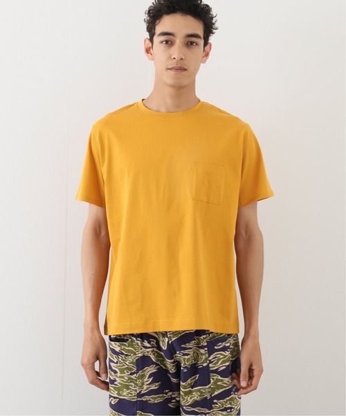 417 EDIFICE（フォーワンセブンエディフィス）の「Nano Tech シルケット クルーネック（Tシャツ/カットソー・メンズ・ホワイト/スカイブルー/ブラック/ベージュ/ブラウン/グリーン/マスタード/ピンク系その他・SMALL/MEDIUM/LARGE）」の21枚目の写真