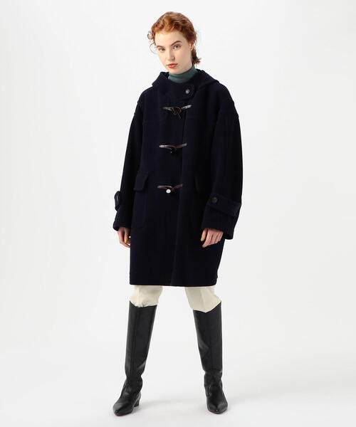 TOMORROWLAND （トゥモローランド）の「フレンチパイルカット ダッフルコート（ダッフルコート・レディース・ホワイト/ネイビー・36）」の4枚目の写真