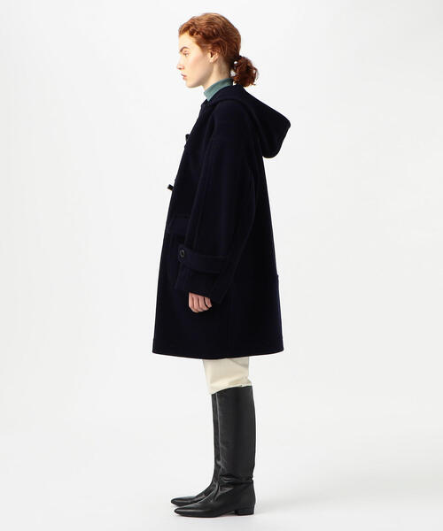 TOMORROWLAND （トゥモローランド）の「フレンチパイルカット ダッフルコート（ダッフルコート・レディース・ホワイト/ネイビー・36）」の5枚目の写真