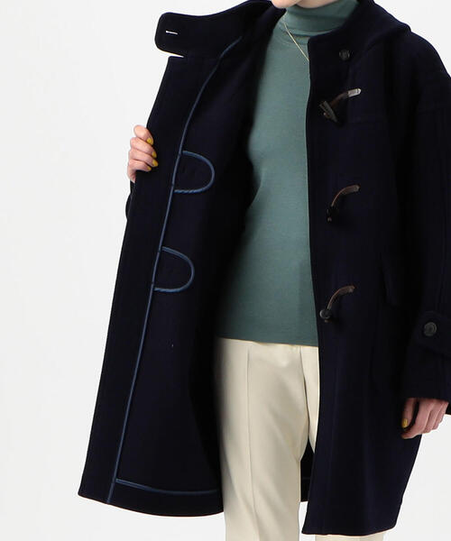 TOMORROWLAND （トゥモローランド）の「フレンチパイルカット ダッフルコート（ダッフルコート・レディース・ホワイト/ネイビー・36）」の8枚目の写真