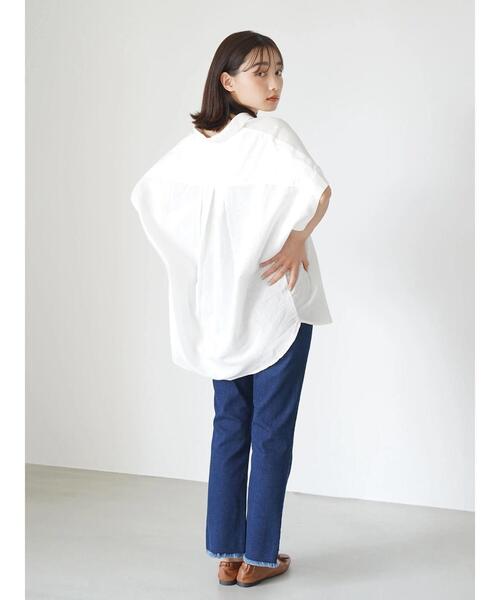【美品】希少! フランク＆アイリーン リネン スキッパーシャツ USA製 フランクアンドアイリーン リネン スキッパーシャツ USA製 ロン