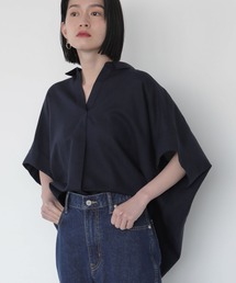 スキッパーリネンブレンドシャツ ＊