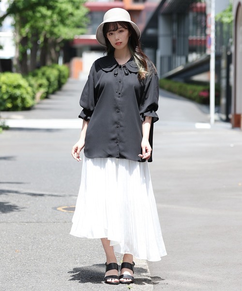 ARCANUM DESIGN（アルカナムデザイン）の「ARL ビッグリボンポケッタブルハット（ハット・レディース・ブラック/ライトグレー/ベージュ・FREE）」の17枚目の写真